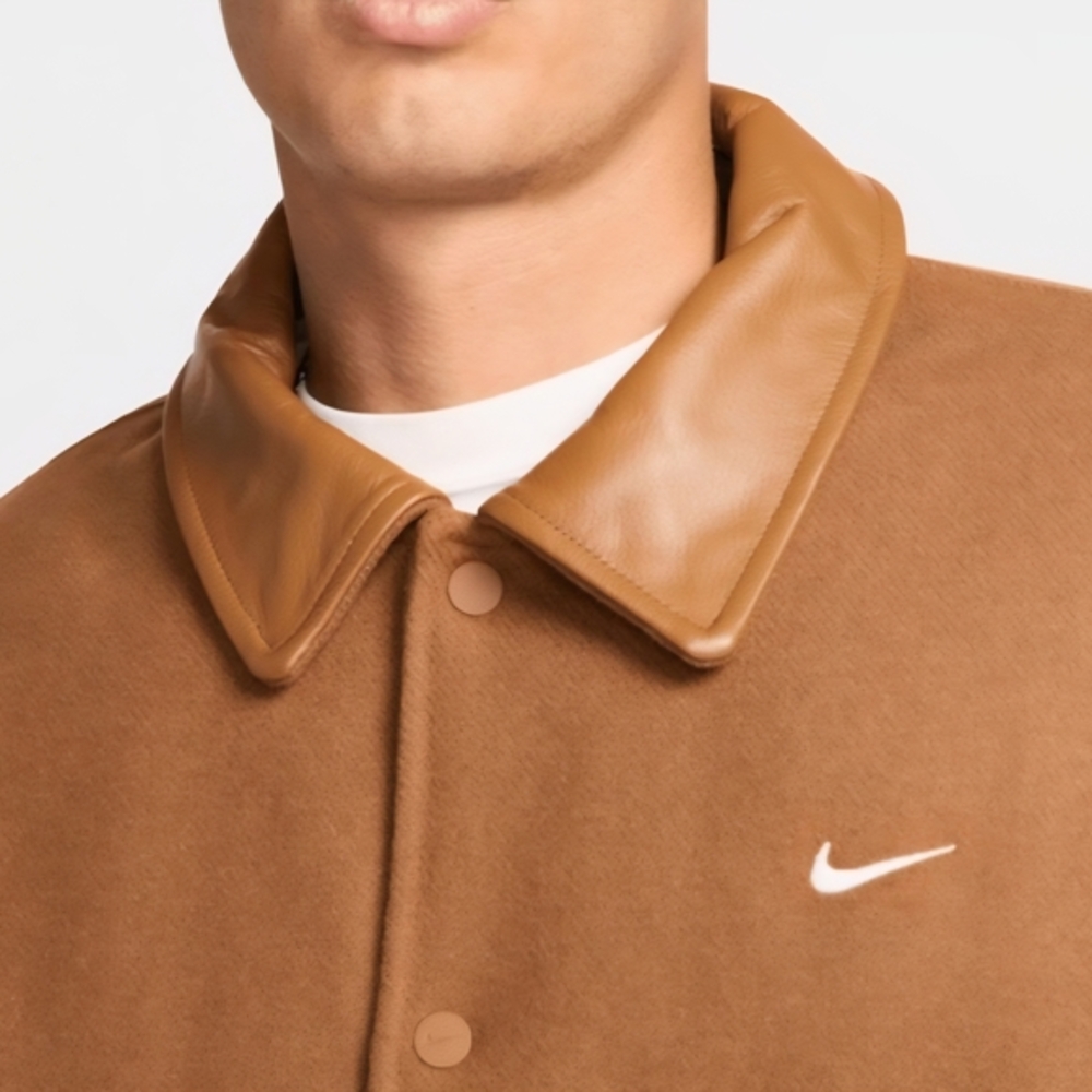 Nike Men's Tan Bomber Jacket - Picture 4 of 10